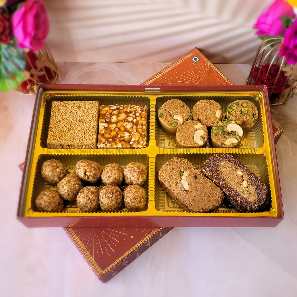 Buy Exclusive Sweet Hampers & Famous Indian Sweets & Snacks Online.